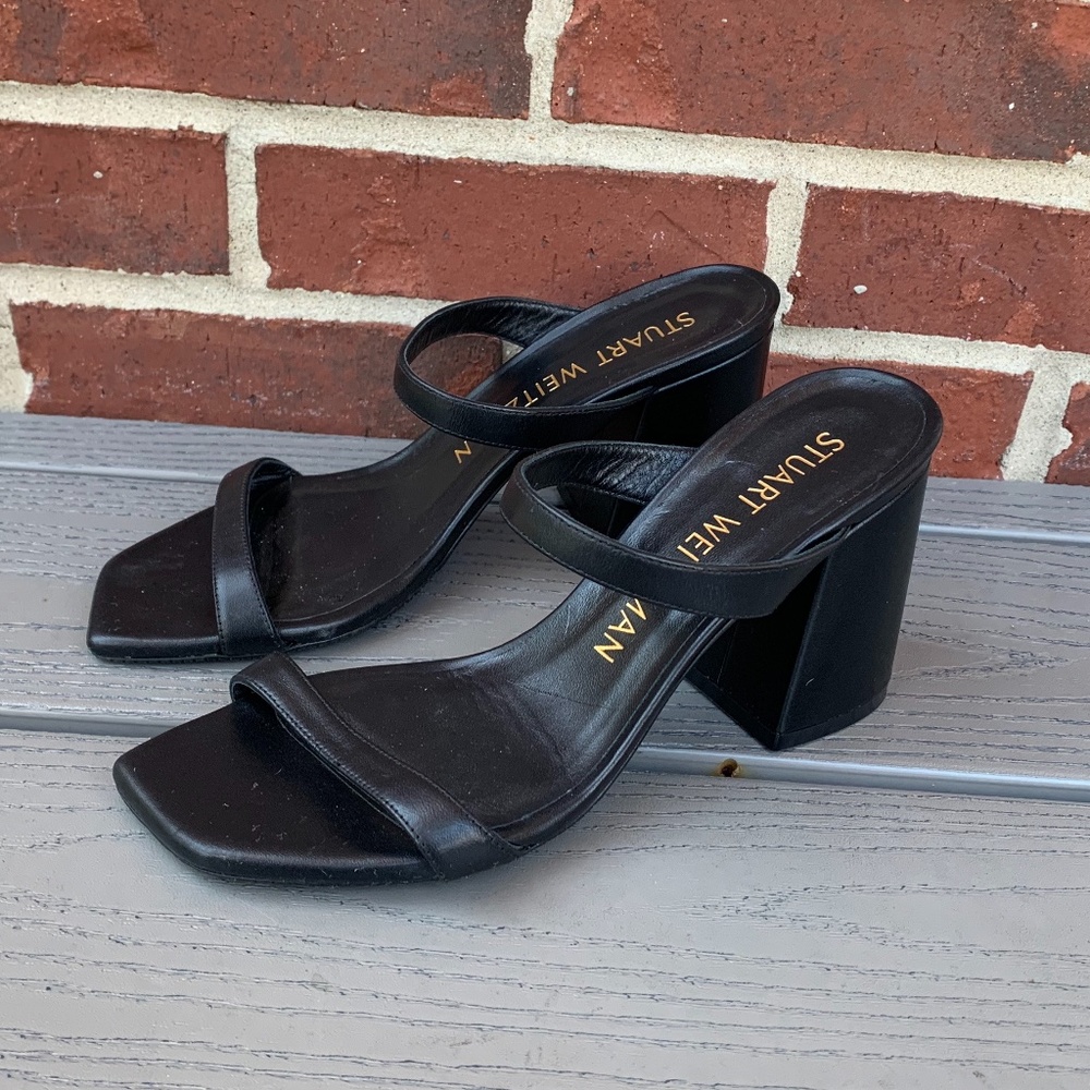 Stuart Weitzman Flareblock 85 Slide Sandal - image 4